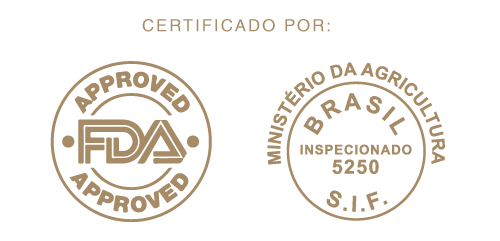 Certificado Qualidade IRAÊ MEL - IRL AGROPECUÁRIA SIF - FDA APROVED