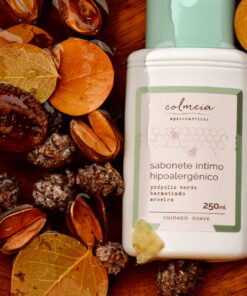🌿 Sabonete Íntimo Hipoalergênico com Própolis Verde, Barbatimão e Aroeira